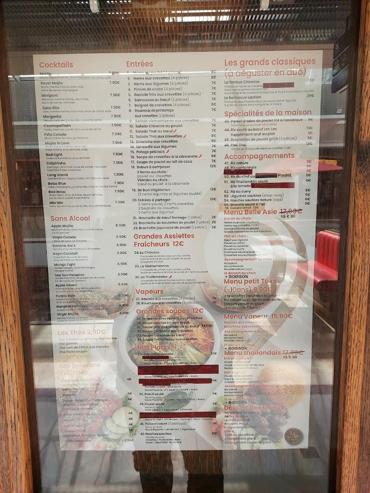 Belle Asie - Menu Image 1